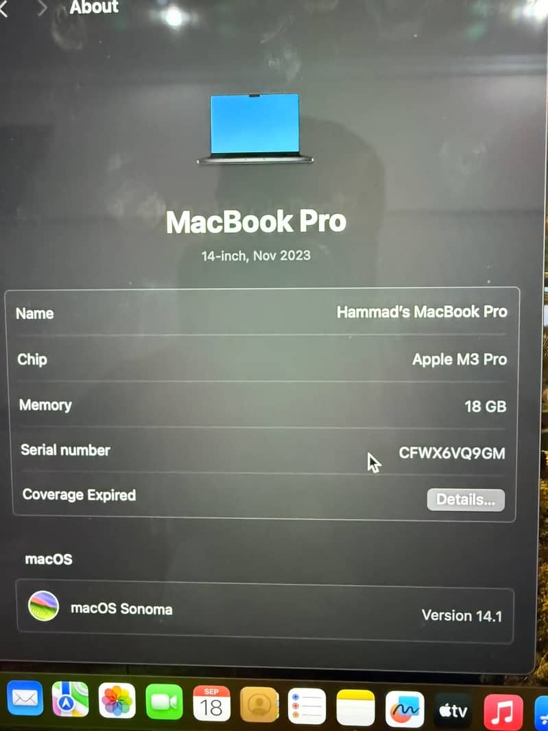Macbook M3 Pro 2
