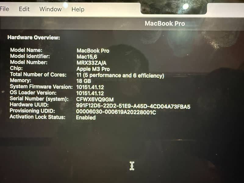 Macbook M3 Pro 3