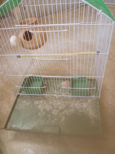 Cage pinjra used 2 portion khana