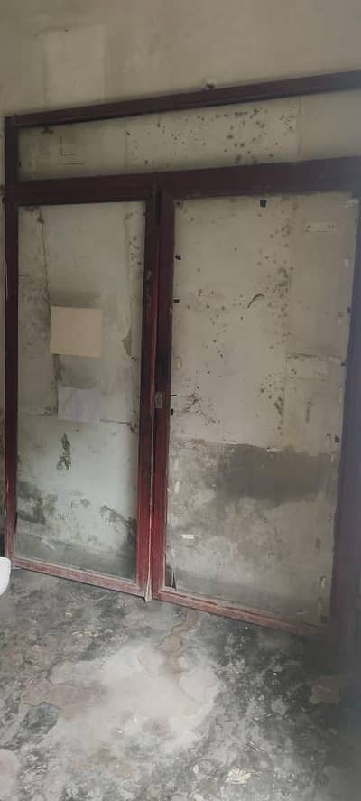 Glass Door with Metal Frame for Sale