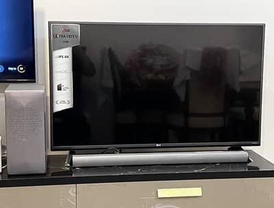 As good as brand new imported LED with Sound Bar and consol.