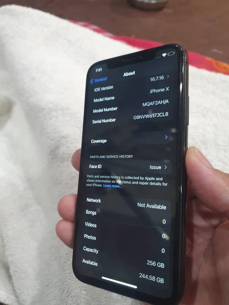 Apple iphone X 7