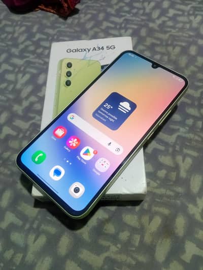 Samsung A34 5G with box