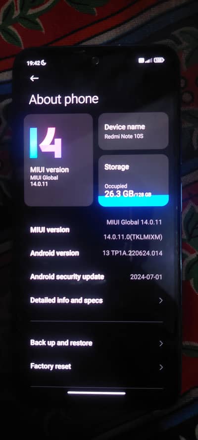 Xiaomi Redmi Note 10S
