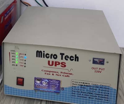 Micro Tech UPS 3000Watts High Capacity Backup for Home & Office