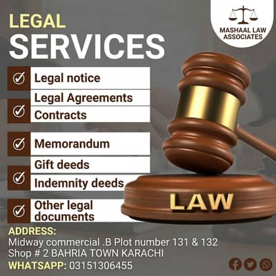 Civil, Family, Property & Legal Services ,Divorce, Khula,Child Custody