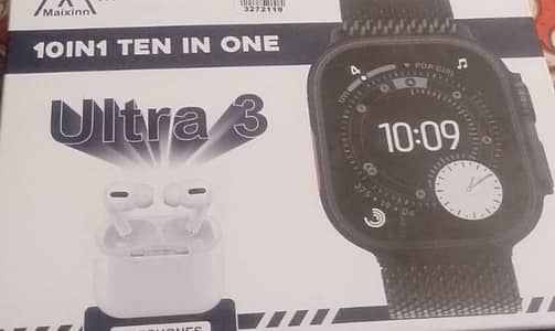 ultra 3 smart watch airbud 7 straps