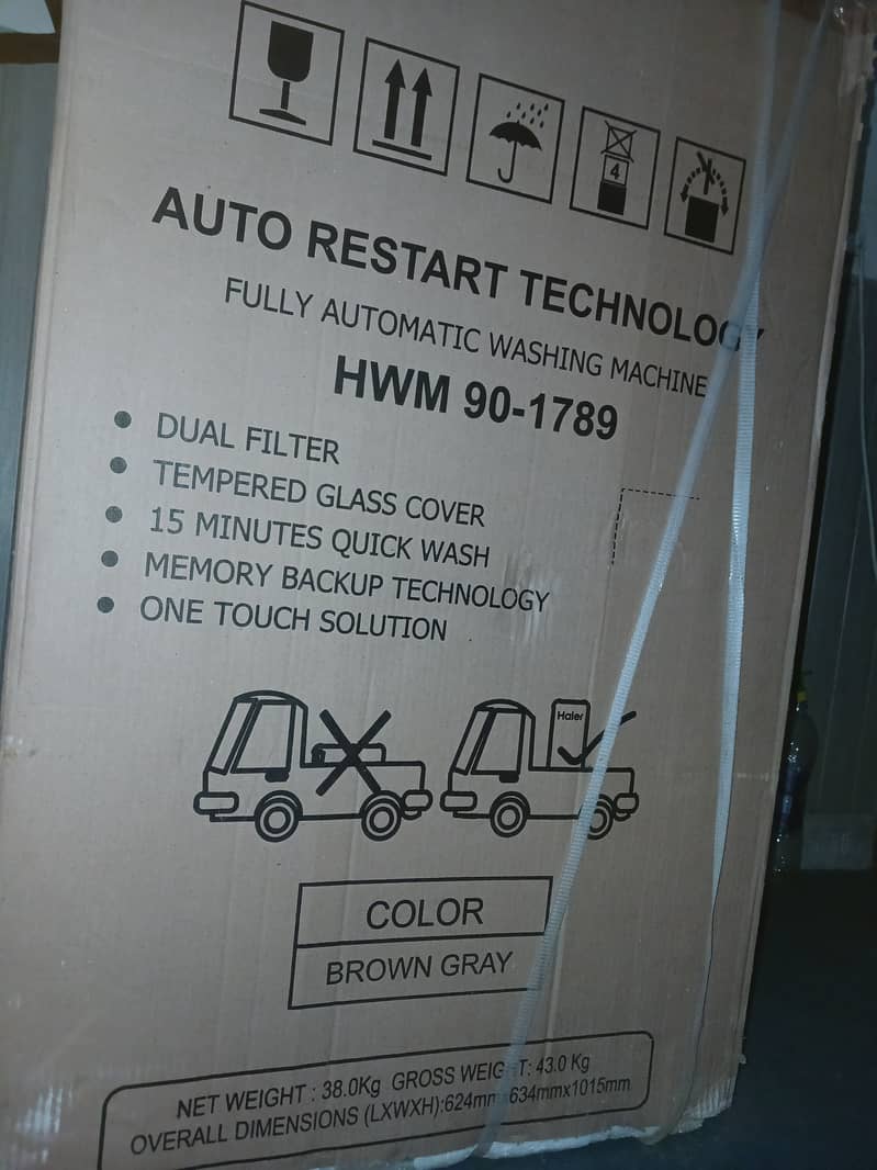 Haier fully Automatic washing machine HWM 90-1789 3