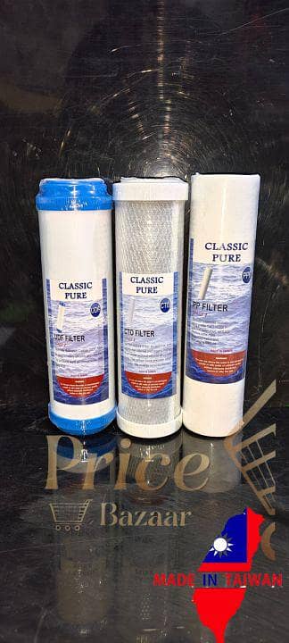 water filter cartridges replacement set