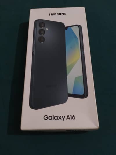 Samsung Mobile A16 never used like new 8gb 256gb