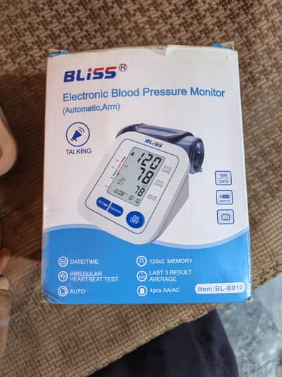 Electronic Blood Pressure Monitor BL-B910 – Good Condition
