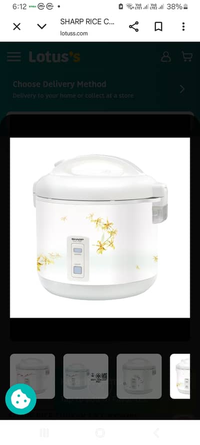 SHARP Jar Rice Cooker 1.8L (Model: KS-18E) – Original & Powe