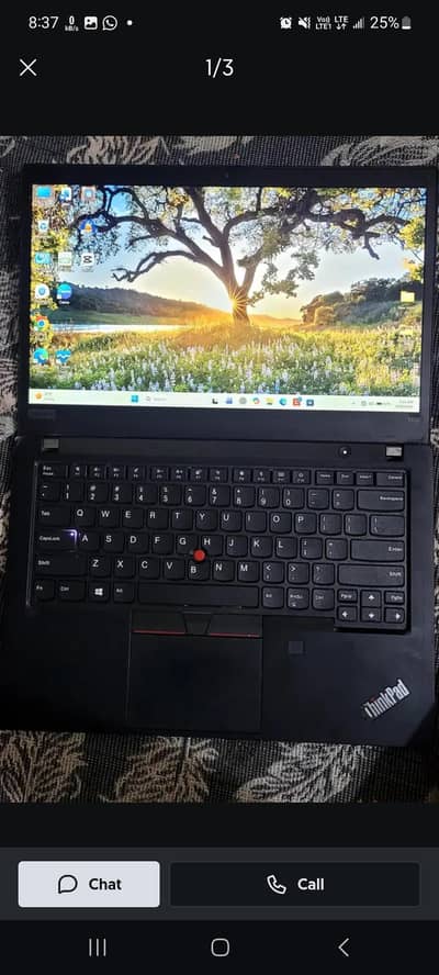 Lenovo t490 core i5 8th generation laptop