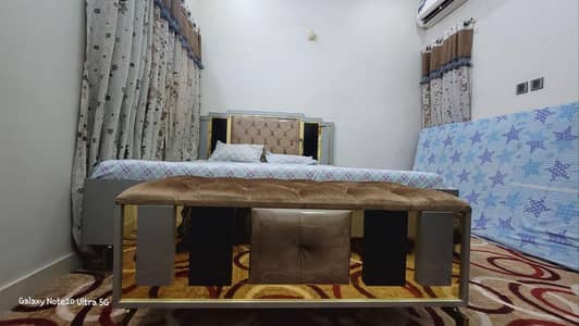 Complete Modern Bedroom Set - Double Bed, Settee & Dressing Table