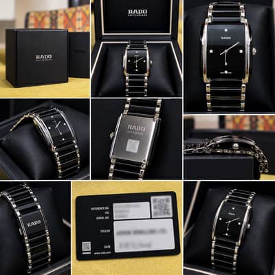 Original RADO Integral Swiss Watch with Original Box & Card