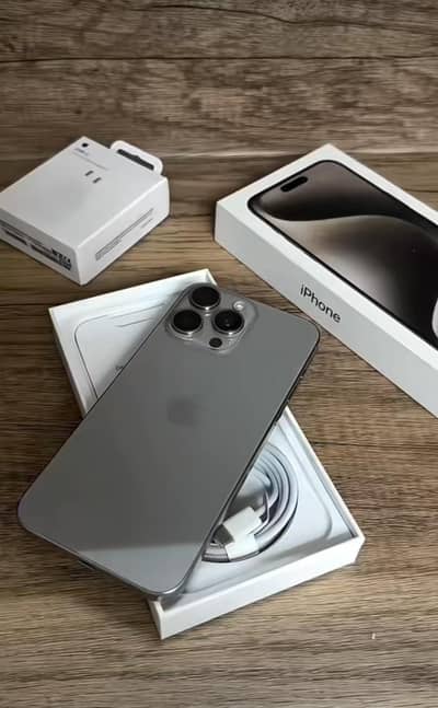 Apple iPhone 15 Pro Max/PTA Approved/256GB/With Box/ Urgent For sale