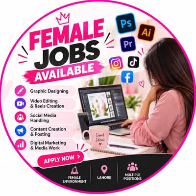 Graphic designer & Social media handling female home base