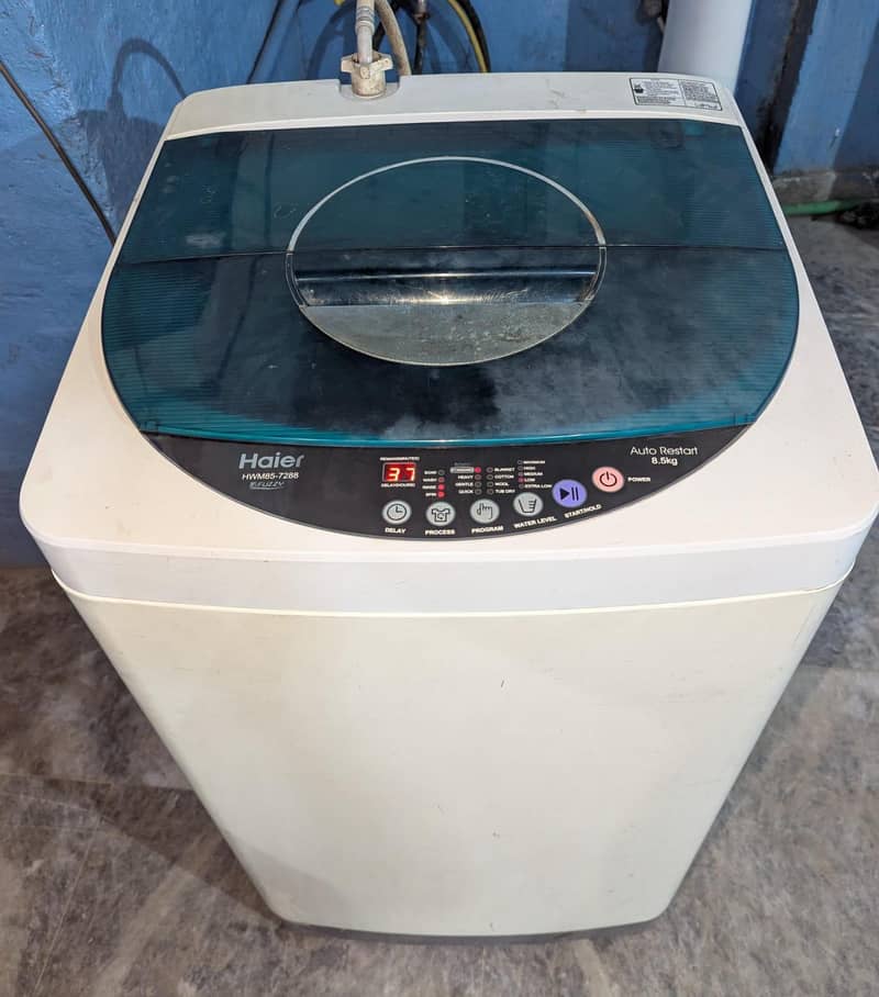 Haier automatic washing machine . Fully automatic. Good condition 0