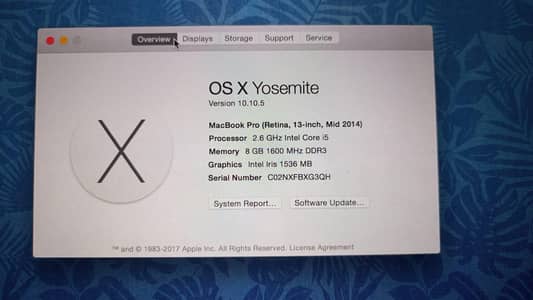Macbook Pro 2014 Mid