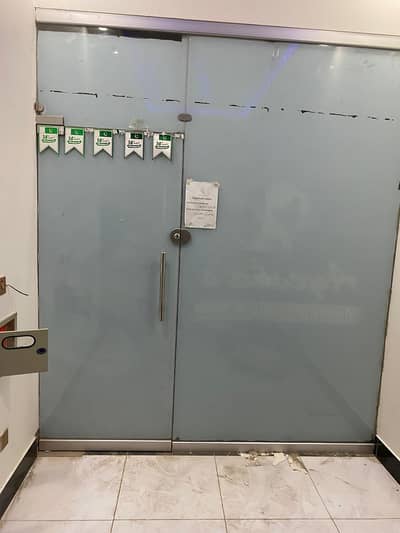 outdoor shop glass door