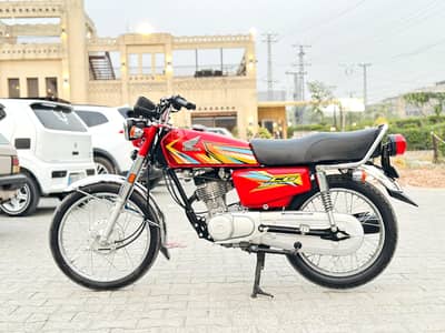 Honda CG125 2025/2026 Islamabad number 10/10 condition first owner