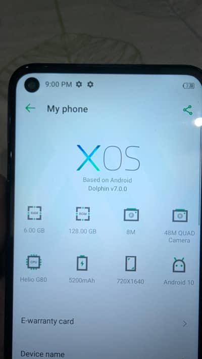 Phone Infinix 6/128GB PTA Approved