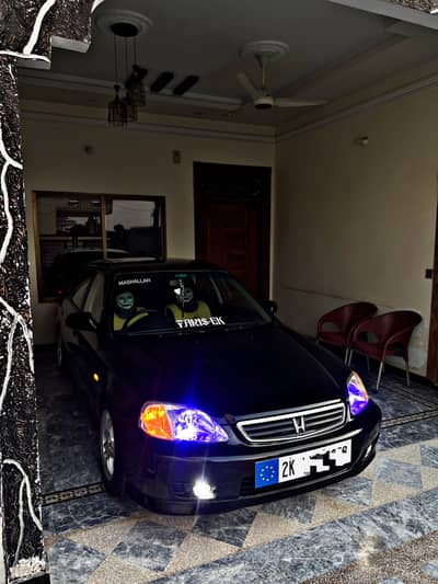 Honda Civic EK D17A install modified.