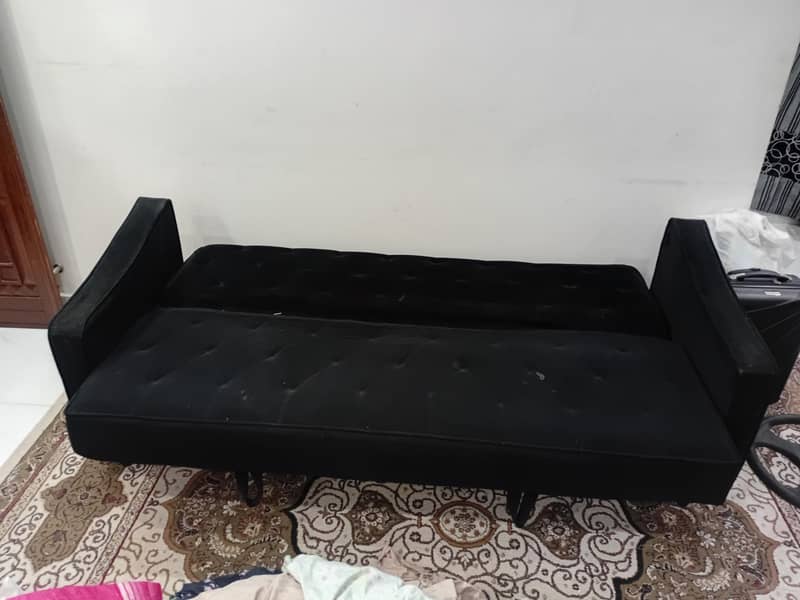 black bed sofa 1