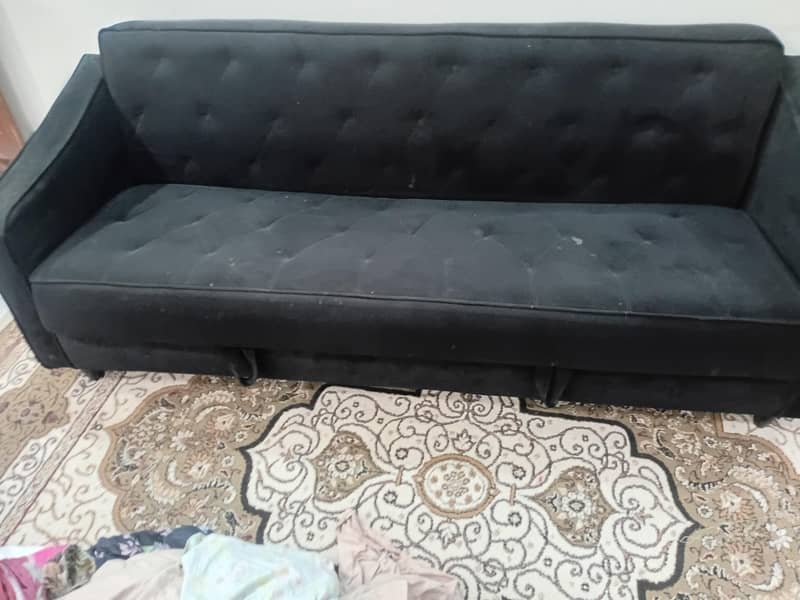 black bed sofa 2