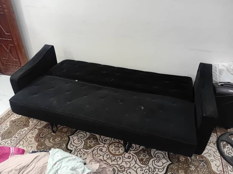 black bed sofa 3