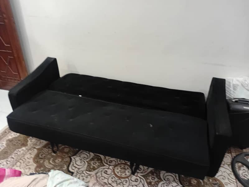 black bed sofa 5