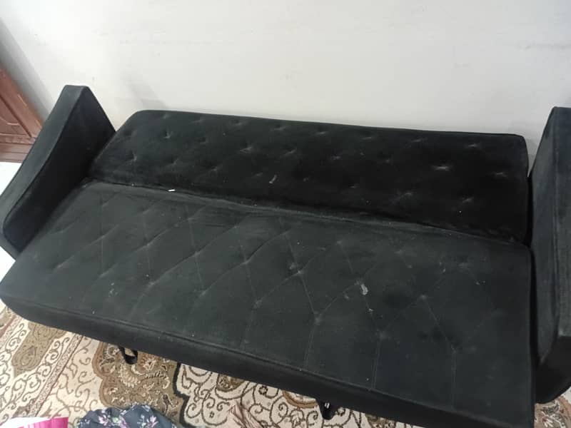 black bed sofa 7