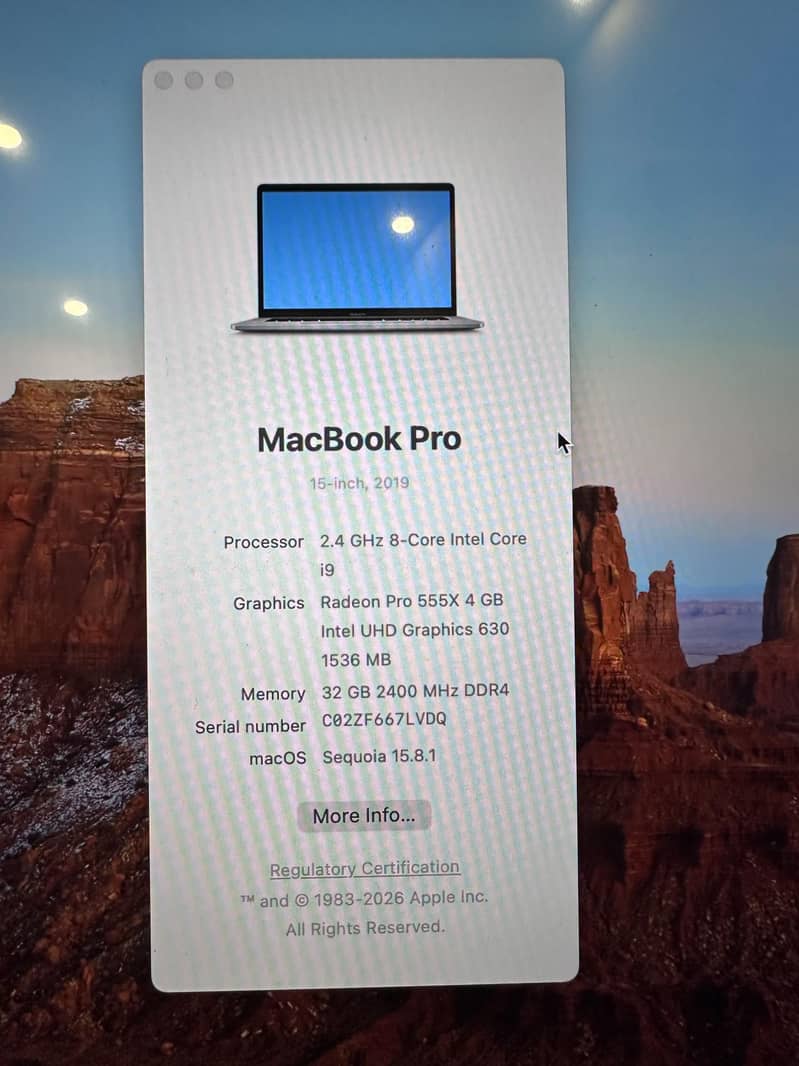 Macbook pro 2019 1