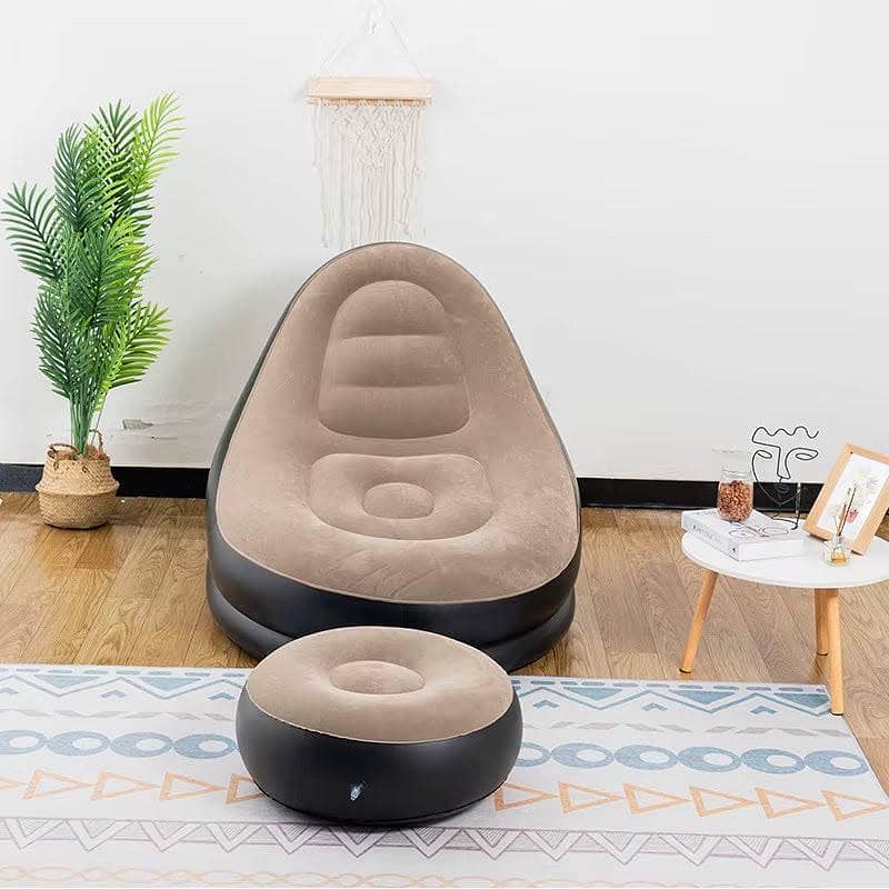 Inflatable Sofa With Foot Rest 2