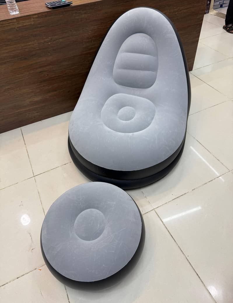 Inflatable Sofa With Foot Rest 5