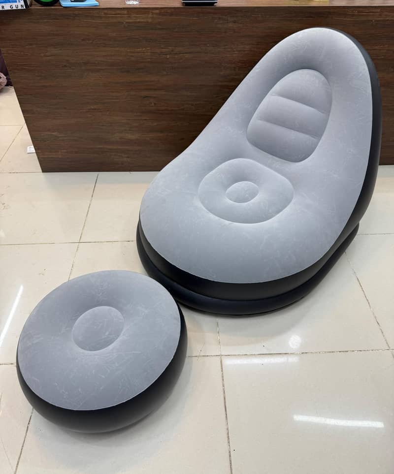 Inflatable Sofa With Foot Rest 6