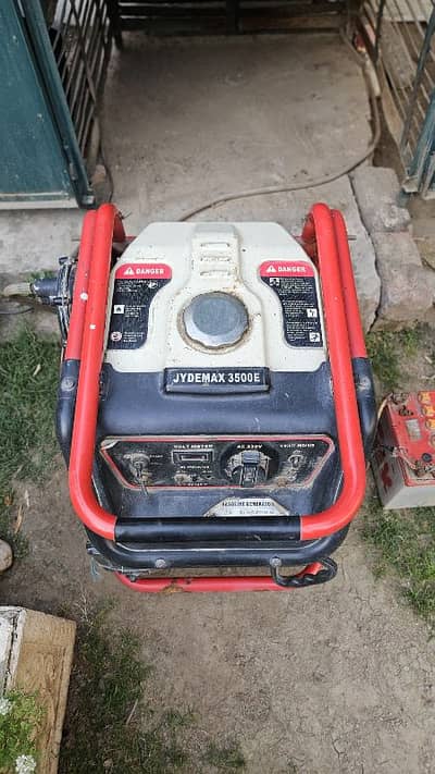 JYDEMAX 3500E PORTABLE 3KVA USED GENERATOR FOR SALE WITH GAS KIT