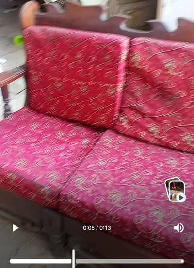 5 seater wooden sofa set for sale