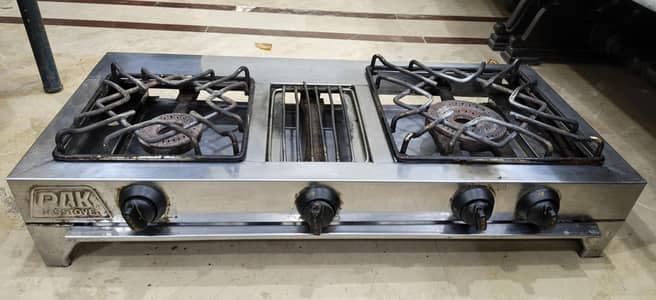 Pak Gas Stove Heavy Gauge Stainsless Steel