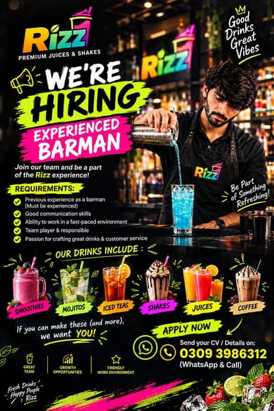juices bar section
