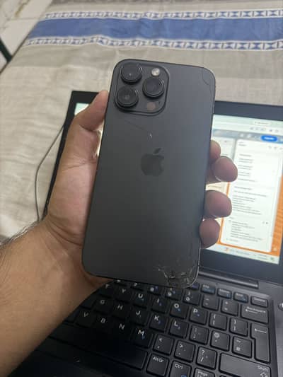 Apple iPhone 14 Pro Max 256gb back crack