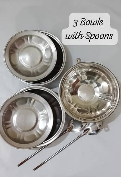 Bartan for Sale Home Use Ghar ky use ky liye Stainless Steel Pots