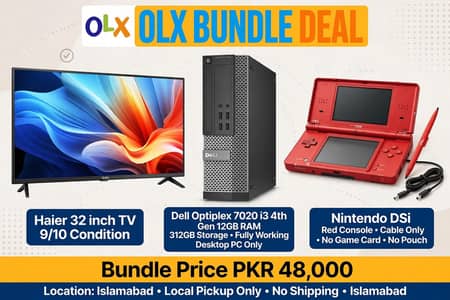 !!!Bundle deal exchange possible with laptop!!!