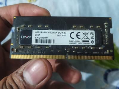 Lexar 8GB DDR4 3200 Laptop ram single stick