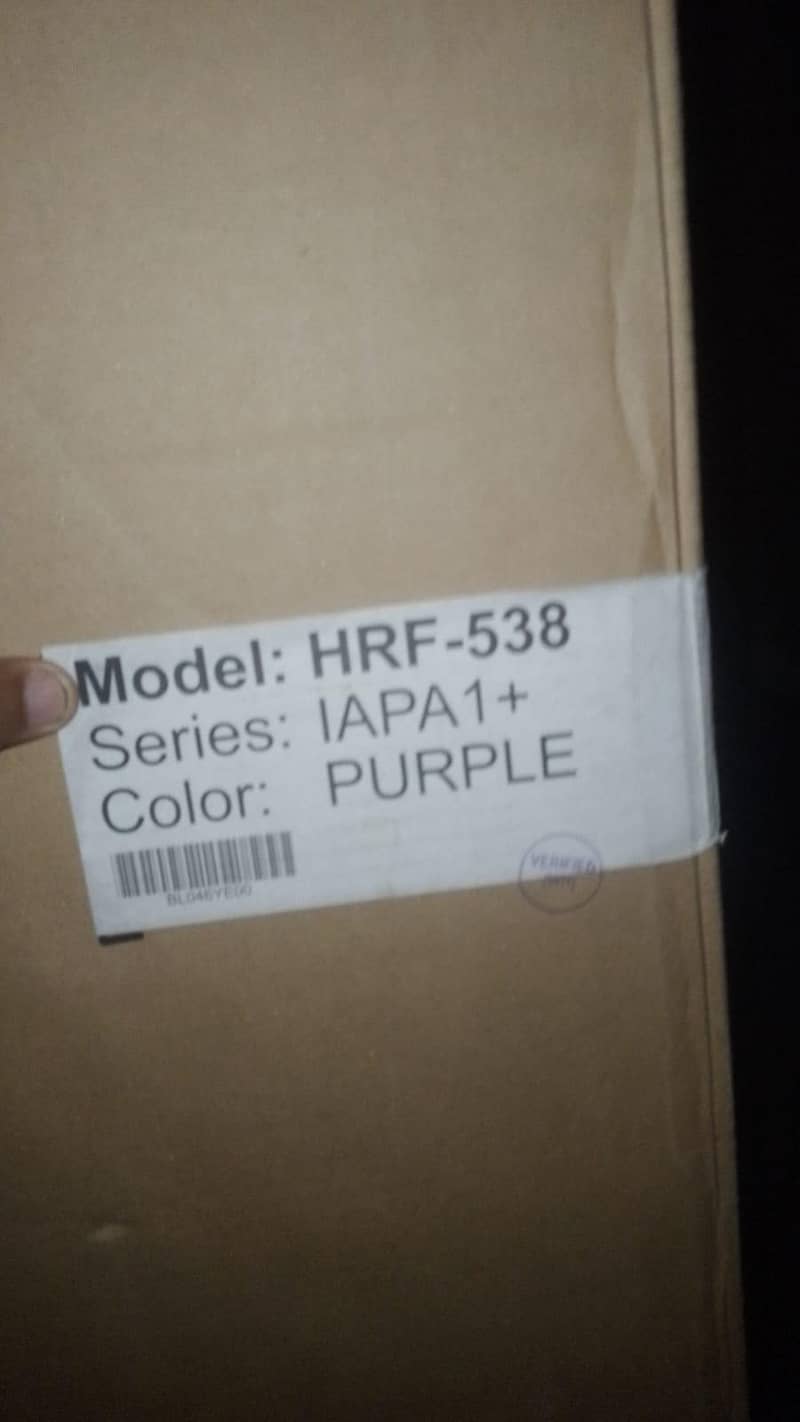 Haier 538frigde box pack 1