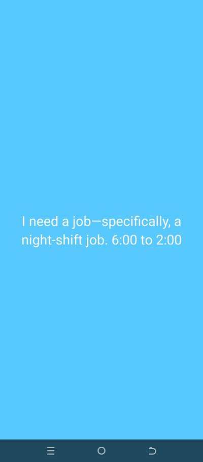 I need job urgent