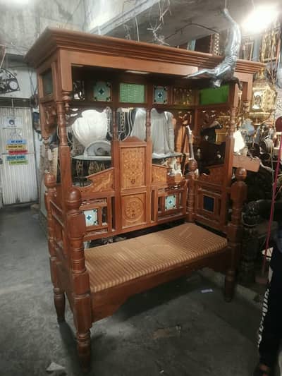 antique burma teak 100 year old two seater solid wood antique