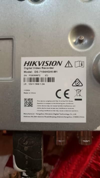 5 MP DVR HIKVISION 4 CHANEL