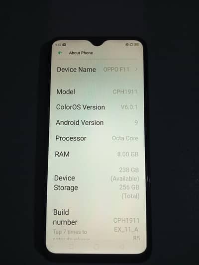 Oppo F 11 256 GB