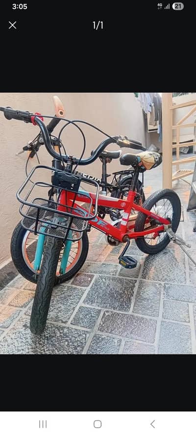 2 Kids Bicycles for Sale,one with Front Basket – Rs. 15,000 | Lahore